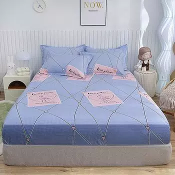 простыня с резинкой наволочка покрывало покрывало зимний матрас Simmons стираный хлопок защита от пыли простыня полный пакет 90x200x30cm