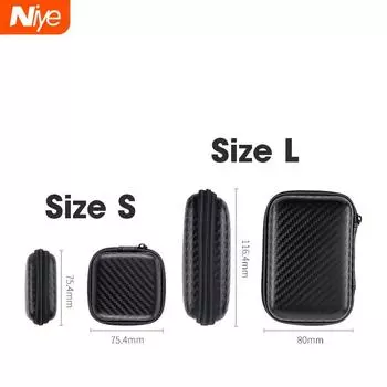 Protable Earphone Bags Mini Headphone Storage Bags Waterproof Earbuds Earphones Accessories Case USB Cable Carrying Hard Bag Box