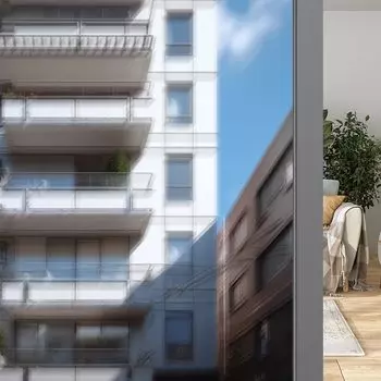 PROTEALL Окно с повязкой на глаза Изоляция окон Волшебное зеркало Окно Стекло с защитой от ультрафиолета Окно, невидимое из стекла Волшебное зеркало с повязкой на глаза Ширина 90