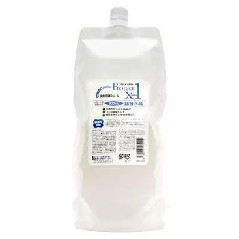 Protect X1 Skin Protection Stain Highly Hand Whole Drying Cream, Профилактика, Очищение, Увлажнение, Уход, Тело, Без запаха, (Наполнитель 900мл)