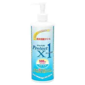 Protect X1 Skin Protection Stain Highly Hand Whole Dry Cream, Профилактика, Абразивный, Увлажнение, Уход, Тело, Без запаха, (Большой 500мл)