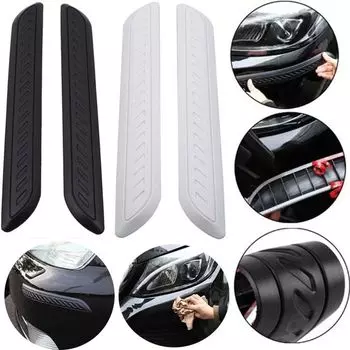 Protection Bumper Corner Guard Cover Bumper Guard Protector Car Corner Guard Anti collision Strips белый