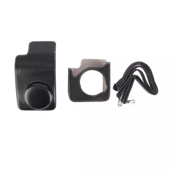 Защитный чехол для камеры Mini 40 из искусственной кожи, мини-сумка для мгновенной съемки с регулируемым плечом чёрный