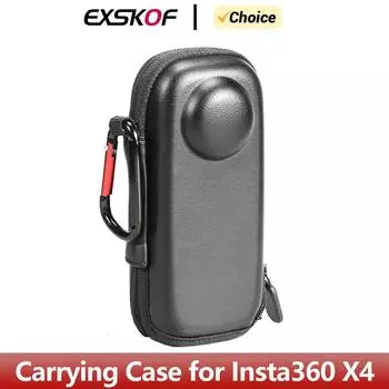 Protective Carrying Case Hard Shell Travel Storage Bag Lens Guard With Hook for insta 360 Insta360 X4 Action Camera Accessories