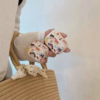 Protective Case Crayon Xiaoxin Apple Earphone Case Airpods4 Cartoon Cute AirPods Wireless Bluetooth Drop-Resistant Frosted Soft Case Three Generations Apple AirPods 4 Q version of small new