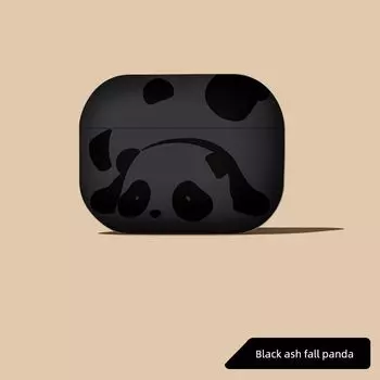 Protective Case for Apple Airpodspro2 Bluetooth Earphone Case Advanced Sense Pro2 Generation 4 Generation Cute Airpods3 Creative Lanyard 3 Generation Apple airpods4 Black Fall Bear