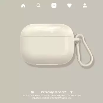 Protective Cover Cartoon Apple Earphone Case Airpods3 Silicone AirPods Three Generations Male Wireless Bluetooth Anti-2 Creative Second Generation Apple Airpods3 Pure Color + Hook