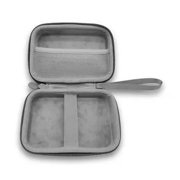 Защитный дорожный чехол, ударопрочный, устойчивый к царапинам чехол для хранения с карманом для Anbernic RG35XX/RG35XX Plus/Miyoo Mini Plus зелёный