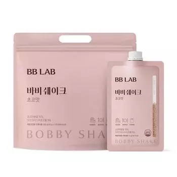 Протеин BB Lab Bobby Shake со вкусом шоколада 7 пакетиков, всего 7 пакетиков в упаковке 1P