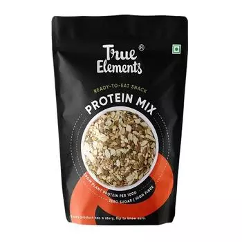 Протеиновая смесь: жареная Тыква, Арбуз, Миндаль и Соя (125 г), Protein Mix: Roasted Pumpkin, Watermelon, Almonds & Soyanuts, True Elements