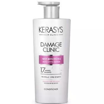 Протеиновый кондиционер Kerasys Damage Clinic, 600 мл, 1 корейский уход за волосами