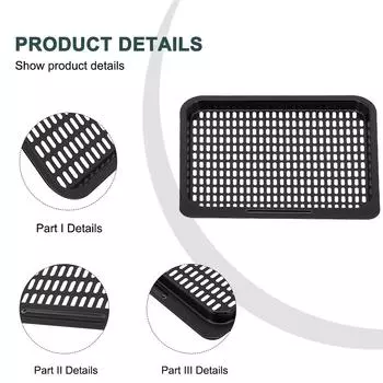 Противень для готовки Съемная сетчатая решетка Углеродистая сталь Аэрофритюрница Для духовки с воздушным охлаждением Сетка для слива масла Для выпечки Кухонные принадлежности