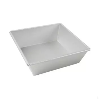 Противень для пиццы в стиле Детройта из алюминиевого сплава с антипригарным покрытием, прямоугольный, усиленный 6 inch