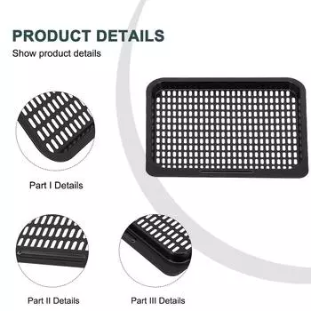 Противень из углеродистой стали с циркуляцией воздуха, хрустящие результаты