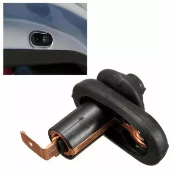 Противоабразивный дверной выключатель света в сборе. Практичный автоматический дверной выключатель освещения на капоте для Baojun. Выключатель дверной лампы. Простая установка. чёрный