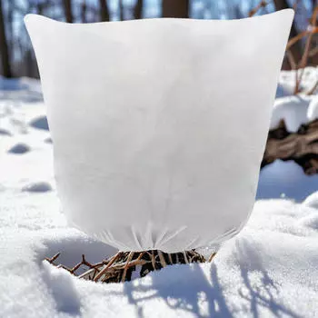 Противоморозный зимний защитный чехол для горшков с растениями из нетканого материала для защиты от холода на открытом воздухе Green 1.2x1.8