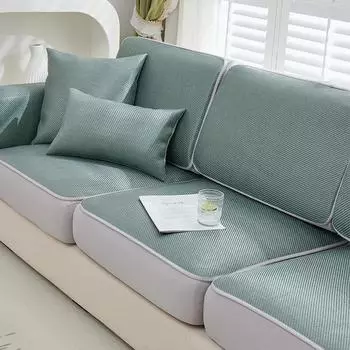 Противомоскитный диван, летняя противоскользящая крутая подушка, простая современная кожаная подушка из цельного дерева 60*60cm