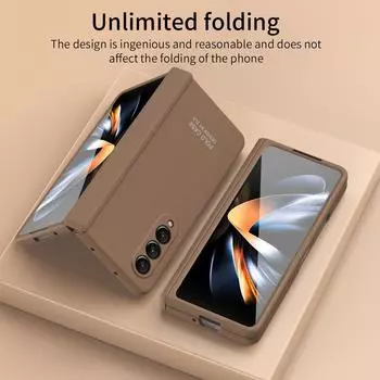 Противопыльный чехол для телефона на весь корпус для Samsung Galaxy Z Fold5 Fold 4 Fold4 Fold 5 5G Передняя стеклянная пленка с шарнирной крышкой Чехлы for Samsung Z Fold 5