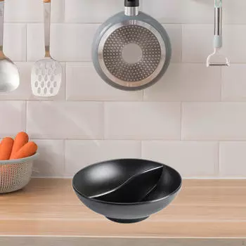 Противоразмокающая миска для хлопьев, разделенная на закуску, контейнер для салата, разделенная для дома