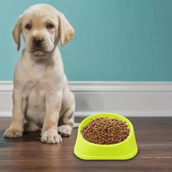 Противоскользящая и противоскользящая миска для медленной еды для собак и кошек зелёный