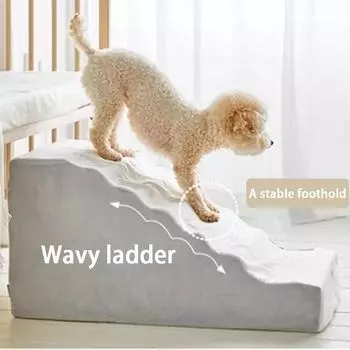 Противоскользящая кровать для собак, лестница с 2/3/4 ступеньками, маленькая лестница для собак, съемная лестница для собак, диван-ступенька для обучения, противоскользящие принадлежности для домашних животных