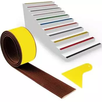 Противоскользящая лента для лестниц 3M x 3cm, сверхпрочный клей, долговечный, водонепроницаемый и огнестойкий для повышенной безопасности, противоскользящее решение для