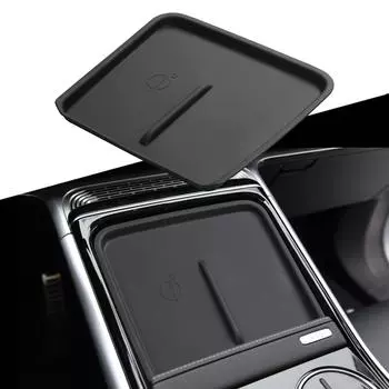 Противоскользящая накладка для Xpeng G9 Car Phone Pad Silicone Auto Interior Accessories Cupp Holder Box Black