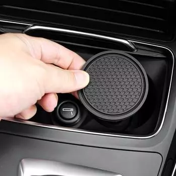 Противоскользящая накладка на чашку, автомобильные аксессуары для интерьера для Toyota Corolla Avensis Yaris Rav4 Auris Hilux Prius Prado Camry