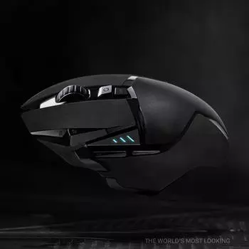 Противоскользящая наклейка на рукоятку мыши G502 HERO/SE HERO PC (черный)