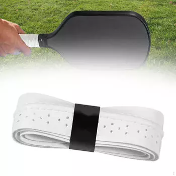 Противоскользящая профессиональная лента для захвата ракеток для пиклбола/тенниса/бадминтона, дышащая, быстросохнущая белый