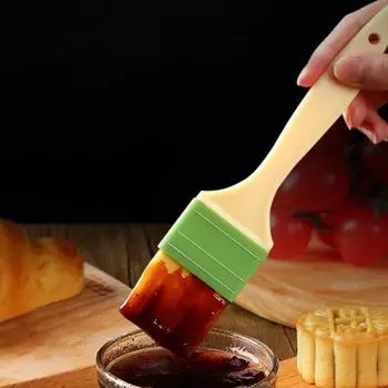 Противоскользящая щетка для выпечки, эргономичная конструкция с подвесным отверстием, пластиковая щетка для щетки для специй для дома S