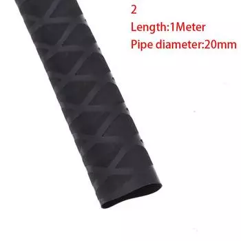 Противоскользящая термоусадочная трубка для удочки/ракетки/велосипедных ручек 1 м 18-40 мм 20MM