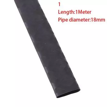 Противоскользящая термоусадочная трубка для удочки/ракетки/велосипедных ручек 1 м 18-40 мм 18MM