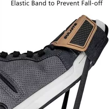 Противоскользящие чехлы для мотоциклетных ботинок, накладки на рычаг переключения передач мотоцикла, защитные накладки на носок ботинок для верховой езды, аксессуары для мотоциклов чёрный