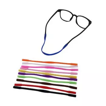 Противоскользящие детские модные силиконовые солнцезащитные очки веревка шнурок для очков цепочки для очков ремешок для солнцезащитных очков чёрный