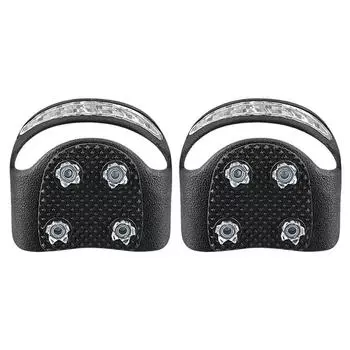 Противоскользящие накладки на зимнюю обувь и ботинки. Накладки на зимнюю обувь. Накладки на зимнюю обувь для зимнего туризма, скалолазания, рыбалки. M