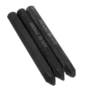 Противоскользящие отвертки с шестигранным хвостовиком, магнитные PH1/PH2/PH3