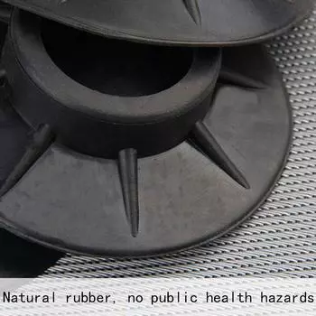 Противоскользящие подушечки Антивибрационные подушечки для ног Резиновые ножки Противоскользящие бесшумные Противоскользящие подушечки для стиральной машины Опора Амортизирующий кронштейн Противоскользящие подушечки чёрный