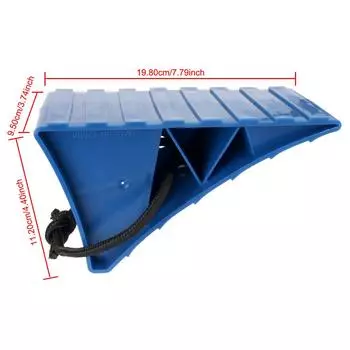 Противоскользящие упоры для колес для автомобилей, упоры для колес для автофургонов, прицепов, грузовиков, предотвращающие откатывание, упор для колес, переносные упоры синий