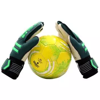 Противоскользящие вратарские перчатки, защита пальцев, футбольные вратарские перчатки, латексные перчатки для игры в футбол 10#
