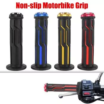 Противоскользящие запираемые противоударные противоскользящие мягкие эргономичные 1 пара ручек прочные аксессуары для мотоциклов золотистый