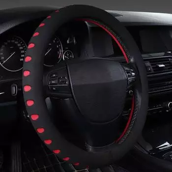 Противоскользящий чехол на руль автомобиля из ЭВА без внутреннего кольца, автомобильные аксессуары, усилитель рулевого колеса красный