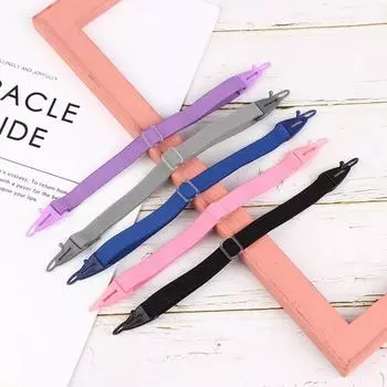 Противоскользящий детский фиксатор для очков, регулируемый эластичный шнур для очков, спортивный ремешок для детских очков, повседневный жёлтый