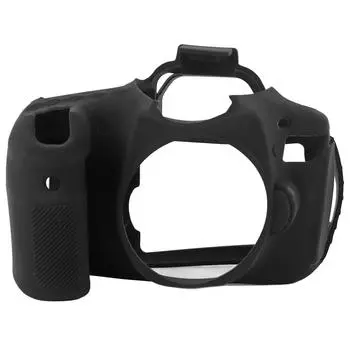 Противоскользящий износостойкий силиконовый чехол для камеры, мягкий защитный чехол для зеркальной камеры Canon 60D(черный ) красный