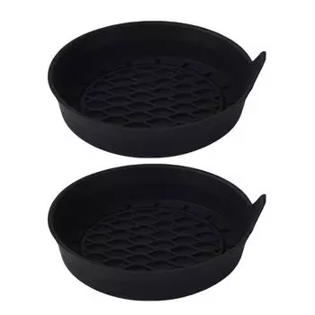 Противоскользящий коврик для бутылки с водой, силиконовый нескользящий коврик для стакана, водонепроницаемый коврик для салона автомобиля, изолированные детали салона автомобиля чёрный