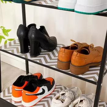 Противоскользящий коврик для кухонного шкафа, режущий влагостойкий коврик, водонепроницаемый коврик с вертикальным узором 30X150CM