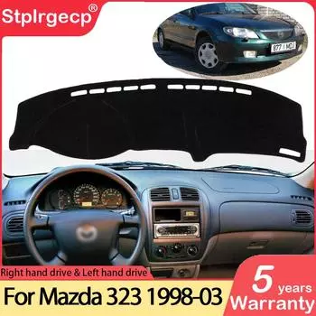 Противоскользящий коврик для Mazda Family 323 1998 ~ 2003 BJ, чехол для приборной панели, солнцезащитный козырек, коврик для приборной панели MD ford Laser KN KQ 2000 2002, аксессуары Left Hand Drive красный