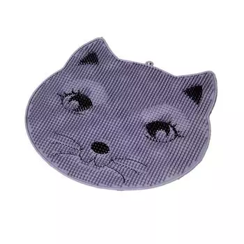 Противоскользящий коврик для мытья ног в душе в форме кошки, массажная подушечка для растирания, педаль для мытья ног в ванной комнате Style 2