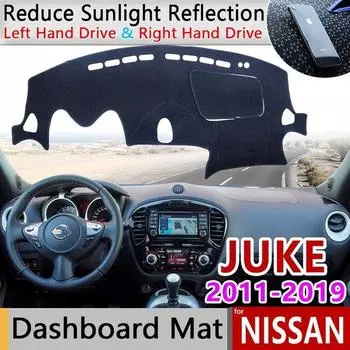 Противоскользящий коврик для Nissan JUKE F15 2011 ~ 2019, противоскользящий коврик для приборной панели, солнцезащитный козырек, аксессуары для приборной панели 2012 2013 2014 2015 2016 2017 2018 RightHandDrive красный