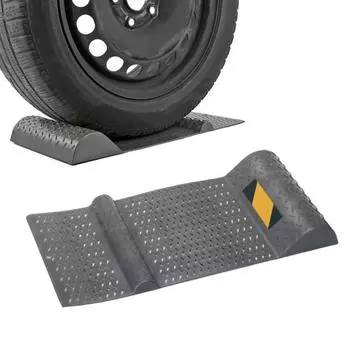 Противоскользящий коврик для парковки колес Yousheng, износостойкий, с улучшенным сцеплением, компактный, портативный, универсальный, прочный, противоскользящий коврик для колес темно-серого